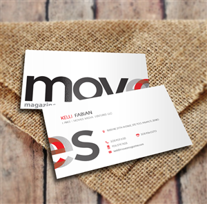 Business Card Design by a7mddz for MOVES Media Ventures LLC | Design: #3698609
