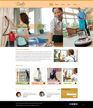Wordpress Design by pb for Dante's Luxury Care | Design: #3703426