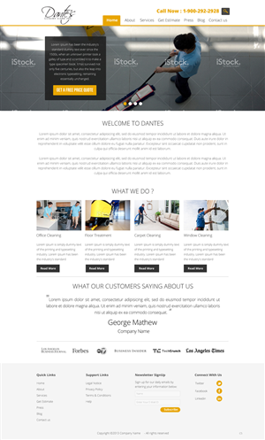 Wordpress Design by pb for Dante's Luxury Care | Design: #3716716