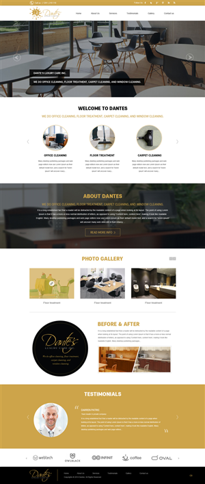 Wordpress Design by pb for Dante's Luxury Care | Design: #3716718