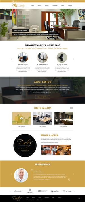 Wordpress Design by pb for Dante's Luxury Care | Design: #3721696