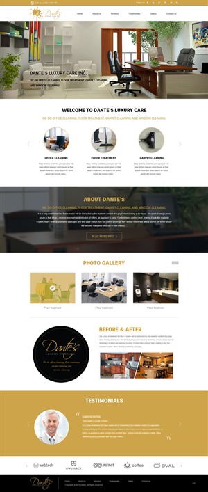 Wordpress Design by pb for Dante's Luxury Care | Design: #3732148