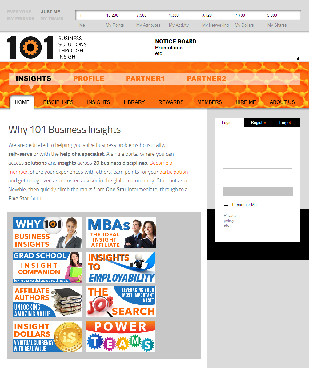 Web-Design von coa für Business Insights Group | Design #3718714