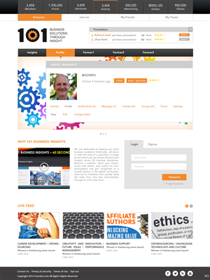 Web Design par pb pour Business Insights Group | Design : #3699109