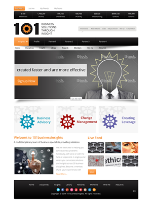 Web Design par pb pour Business Insights Group | Design : #3703332