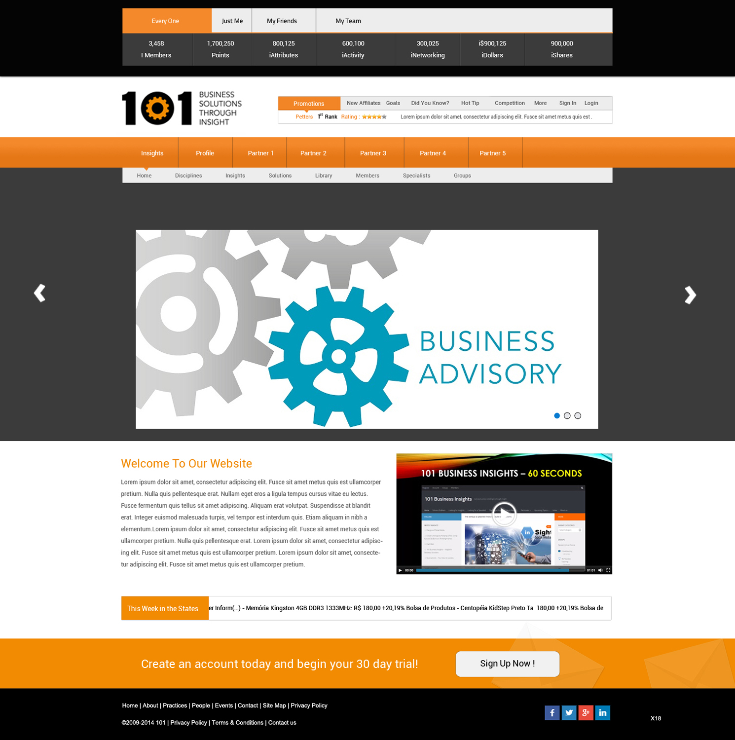 Web Design by pb for Business Insights Group | Design #3703342