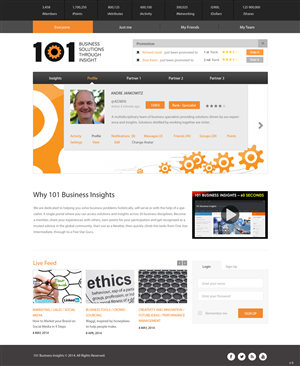 Web Design par pb pour Business Insights Group | Design : #3703344