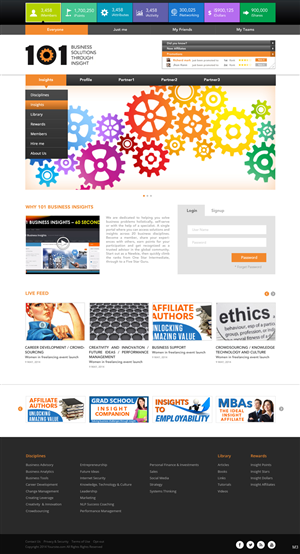 Web Design par pb pour Business Insights Group | Design : #3721648