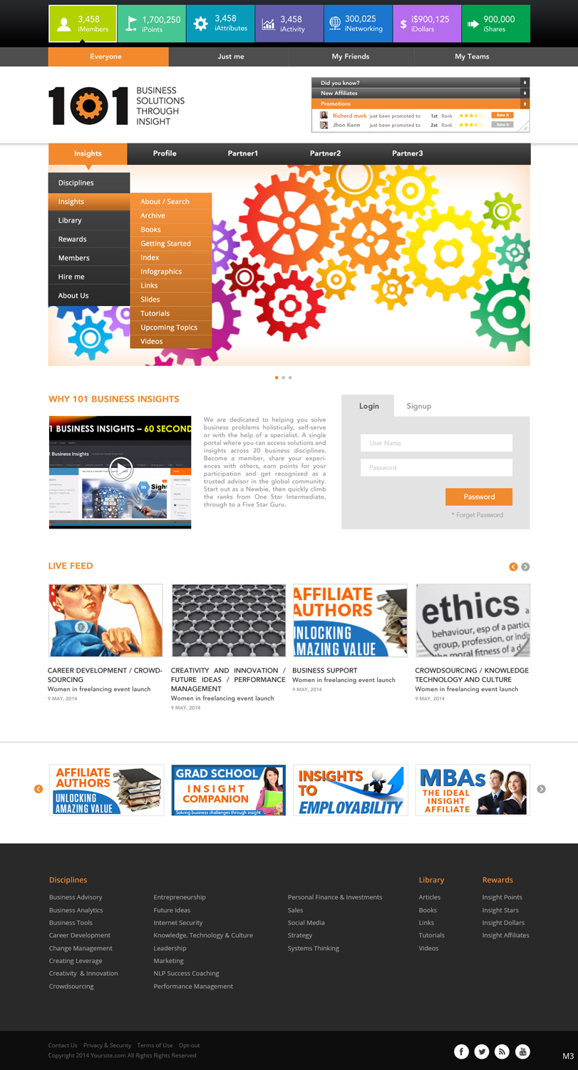 Web Design by pb for Business Insights Group | Design #3721655