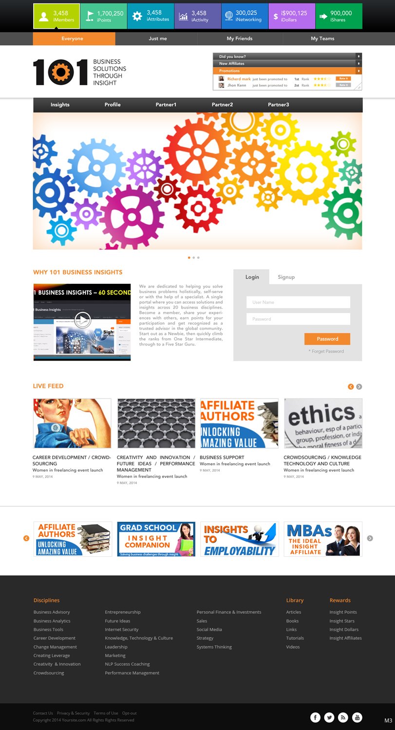 Web Design by pb for Business Insights Group | Design #3721666
