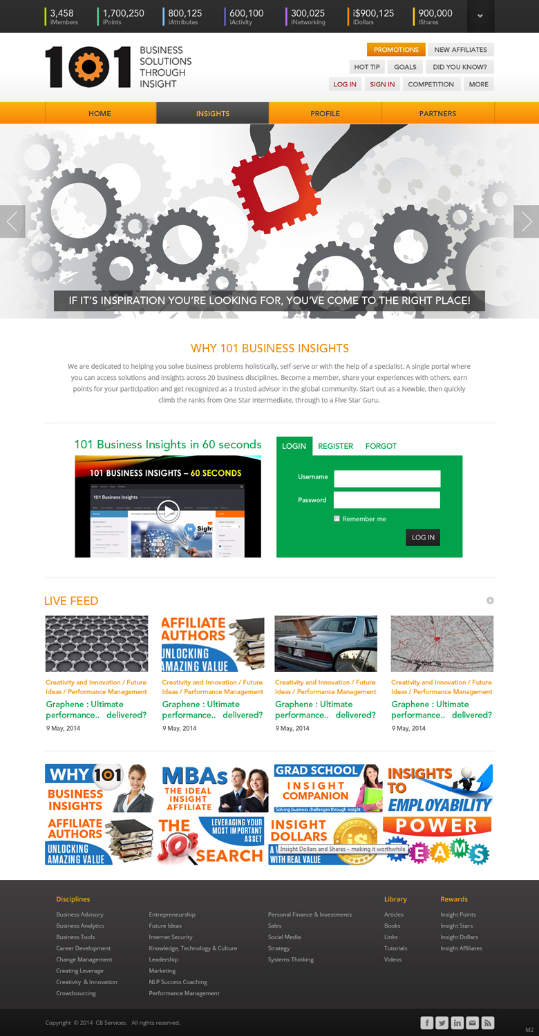 Web Design by pb for Business Insights Group | Design #3721681