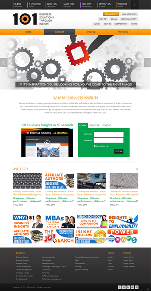 Web Design par pb pour Business Insights Group | Design : #3721681