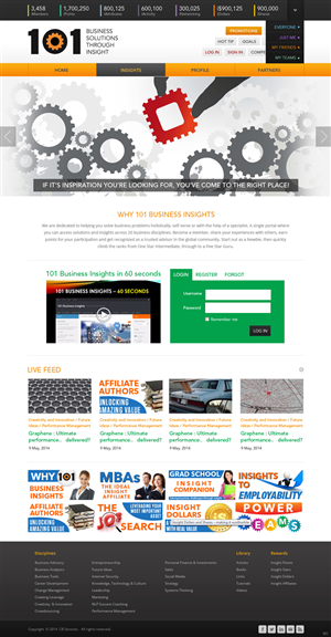 Web Design par pb pour Business Insights Group | Design : #3721689