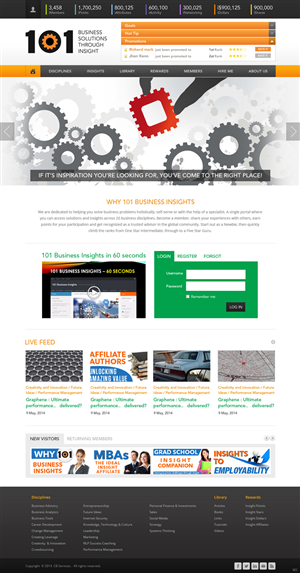Web Design par pb pour Business Insights Group | Design : #3748512