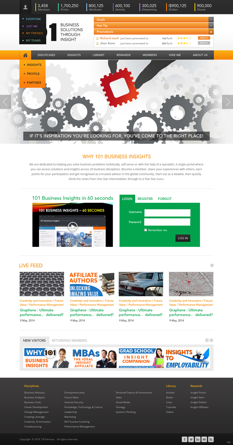 Web Design by pb for Business Insights Group | Design #3748516