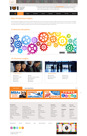 Web Design par pb pour Business Insights Group | Design : #3756949