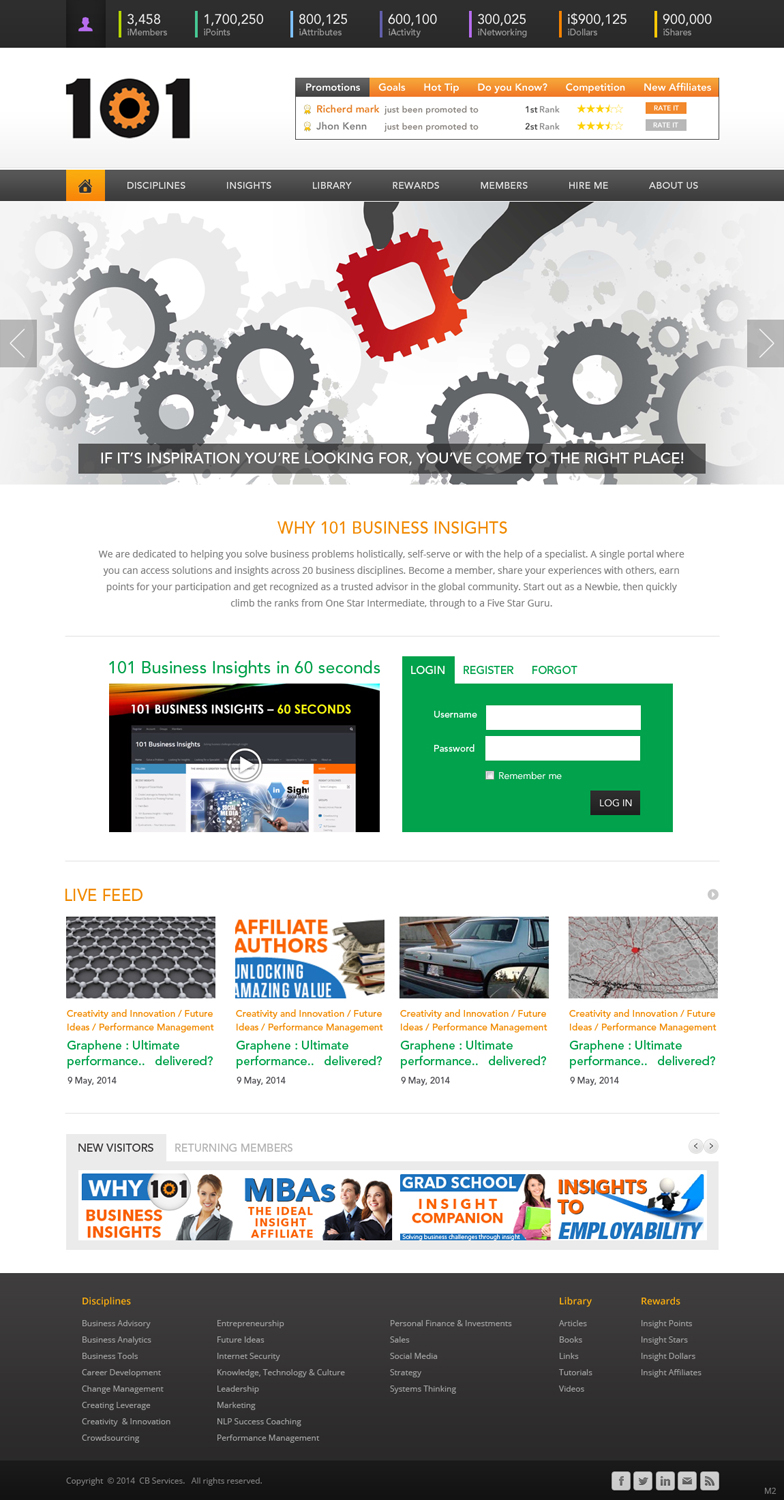 Web Design by pb for Business Insights Group | Design #3763681