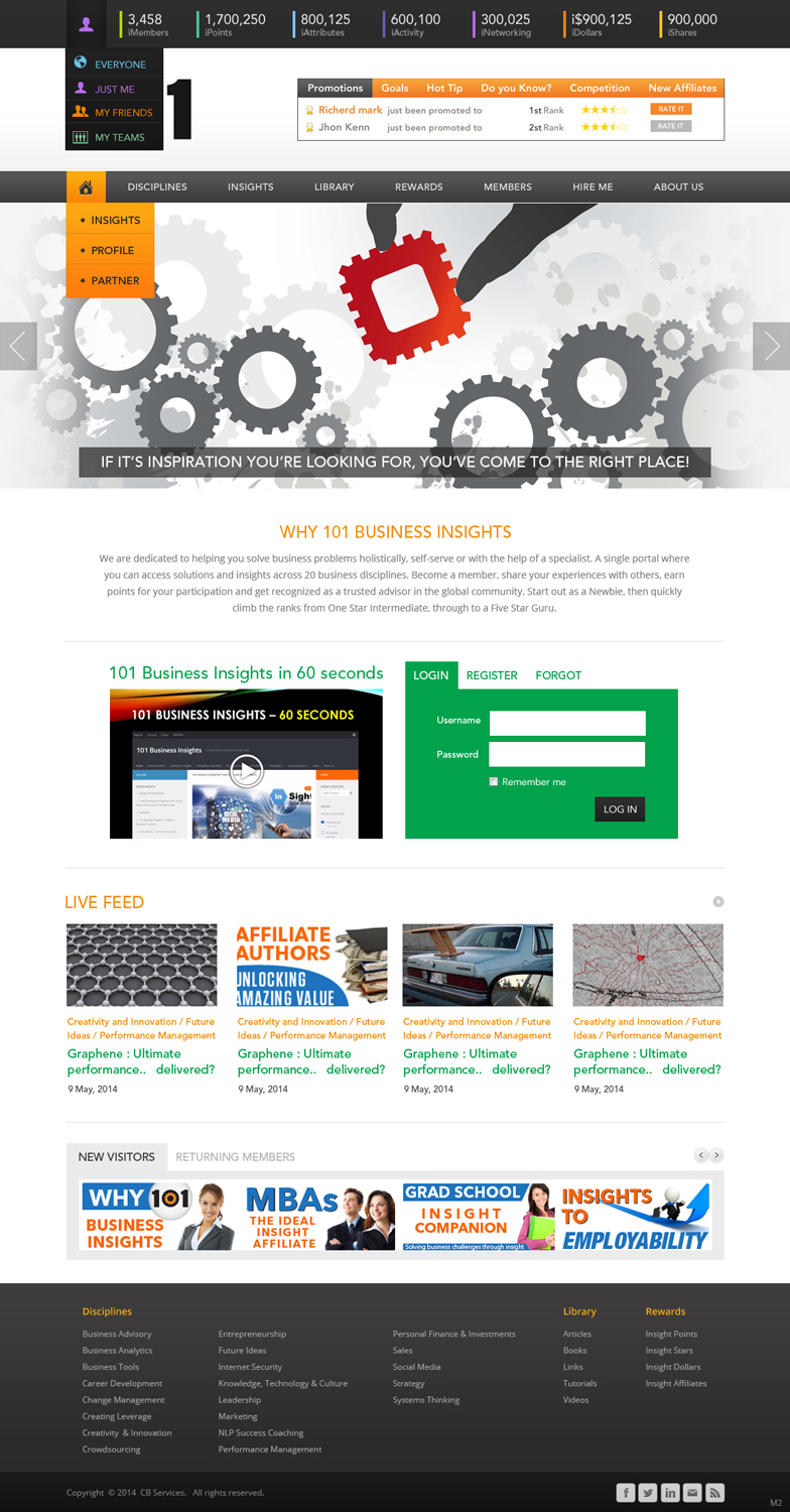 Web Design par pb pour Business Insights Group | Design #3763684