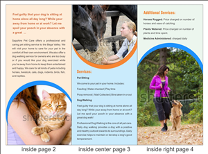 pet sitting brochure designs 8 brochures to browse