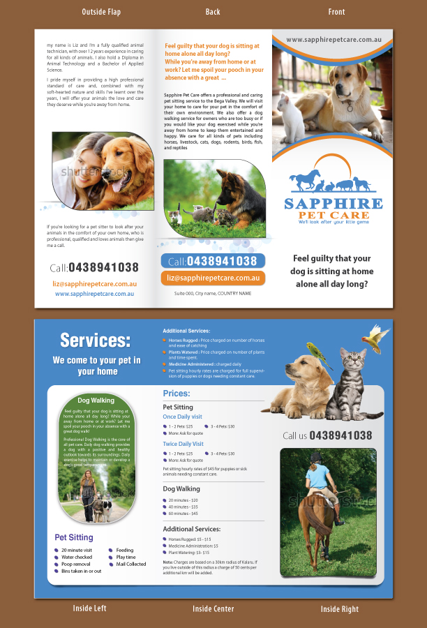 Brochure Design by meet007 for this project | Design #3708458