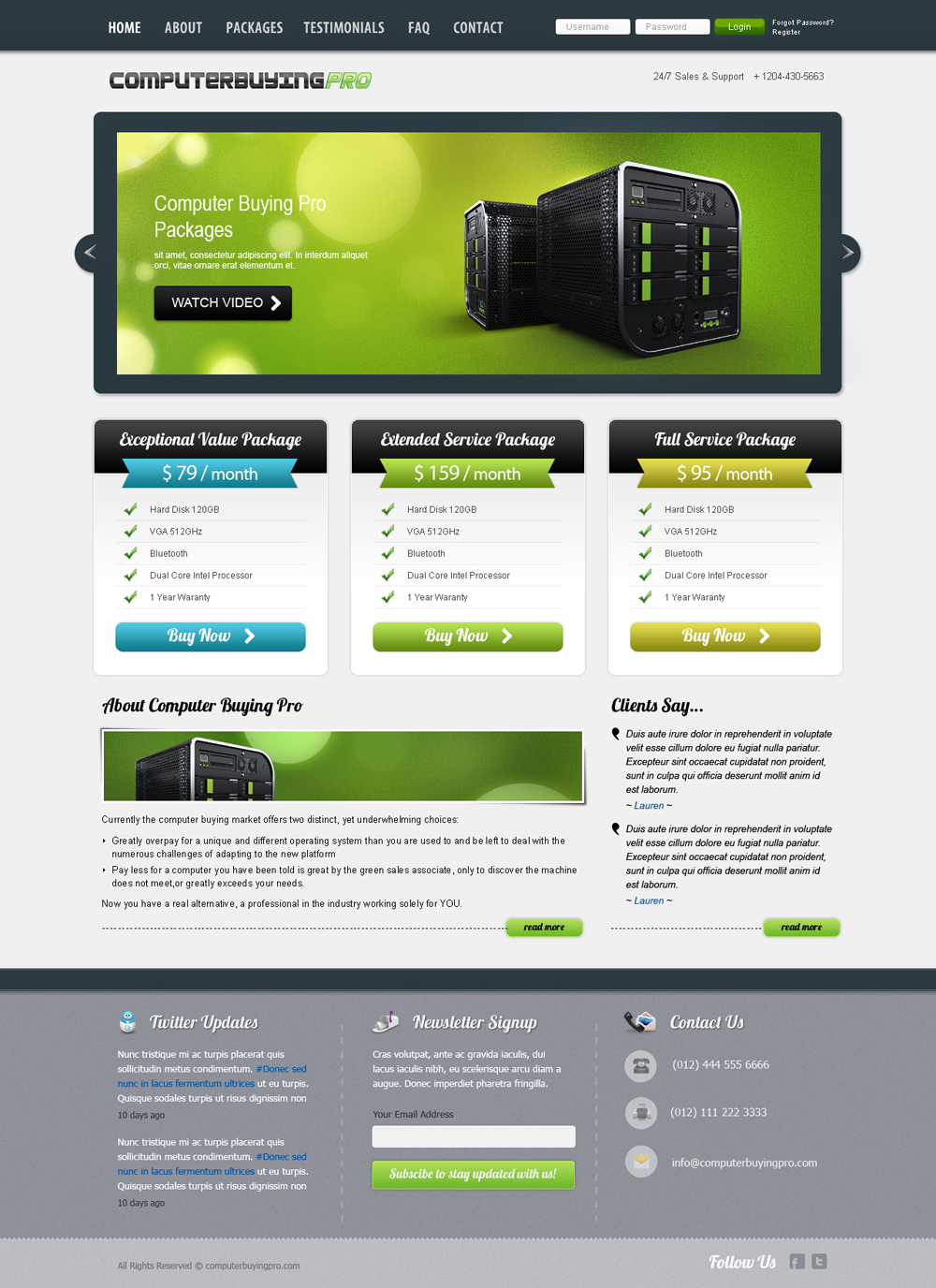 Web Design par Lauren pour Computer Buying Pro | Design : #995414