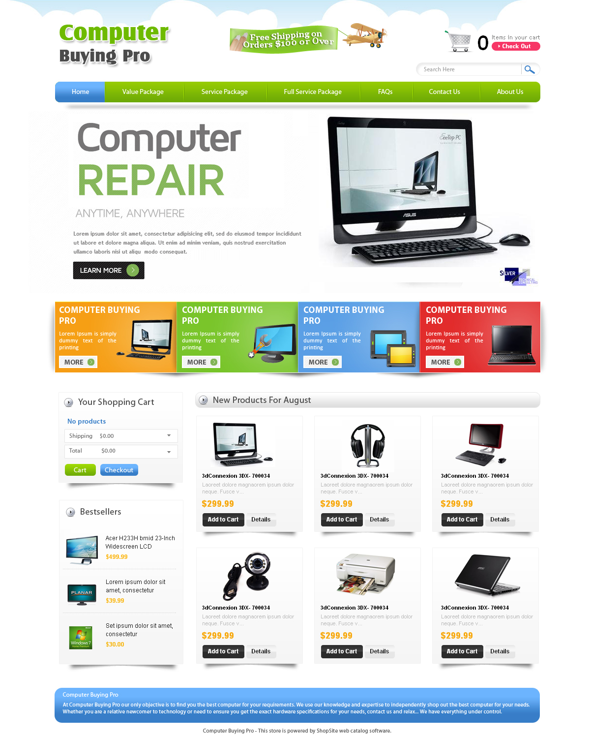 Web Design by webxvision for Computer Buying Pro | Design #976391