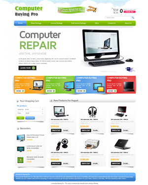 Web Design par webxvision pour Computer Buying Pro | Design #976391
