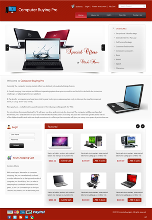 Web Design par pb pour Computer Buying Pro | Design : #984427