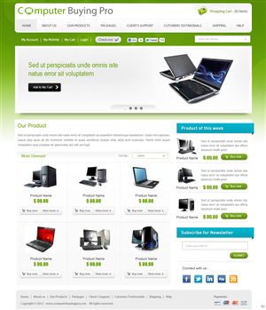 Web Design par pb pour Computer Buying Pro | Design : #984429