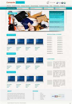 Web Design par pb pour Computer Buying Pro | Design : #987029