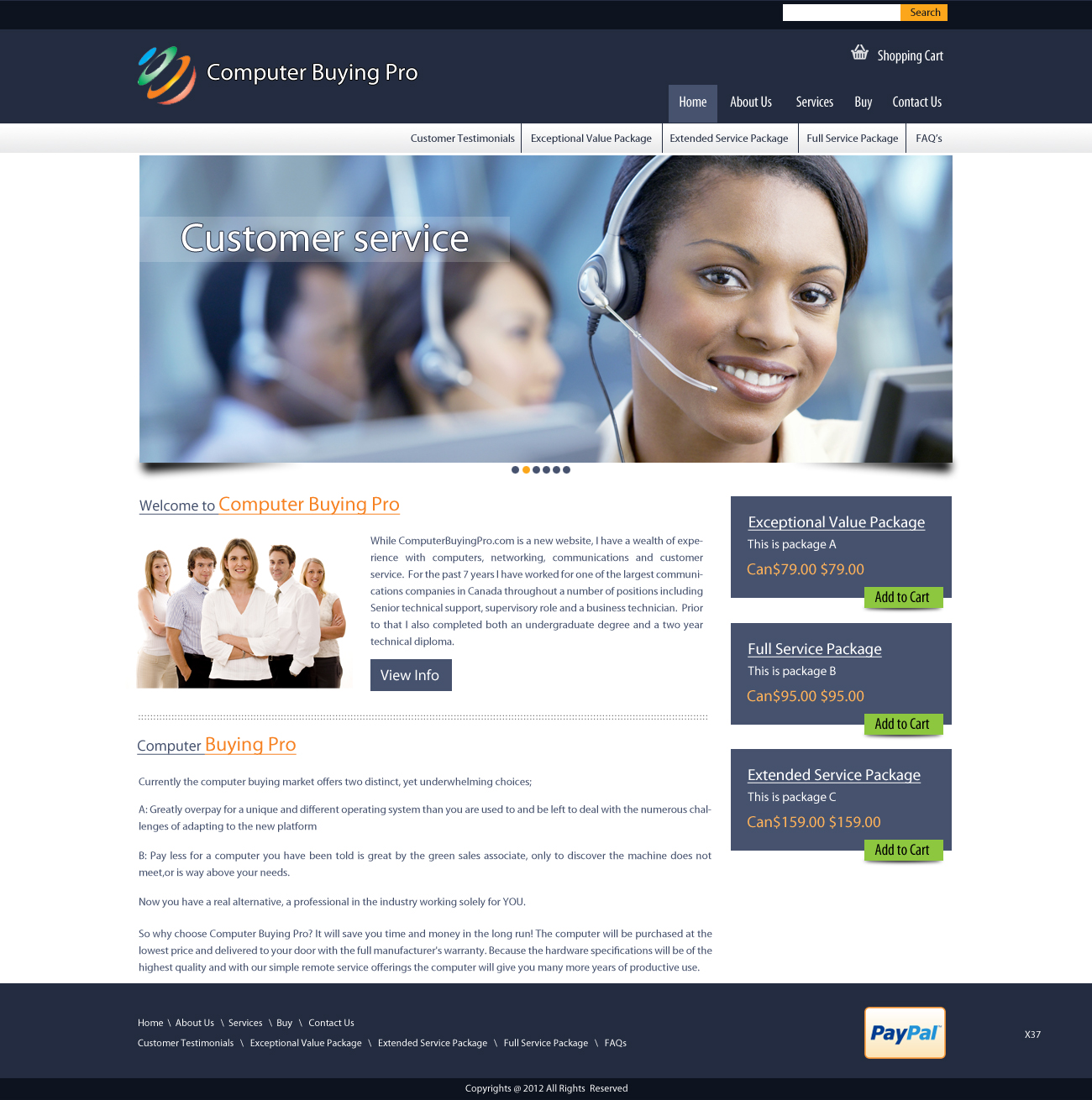 Web Design by pb for Computer Buying Pro | Design #987030
