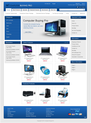 Web Design par pb pour Computer Buying Pro | Design : #988698