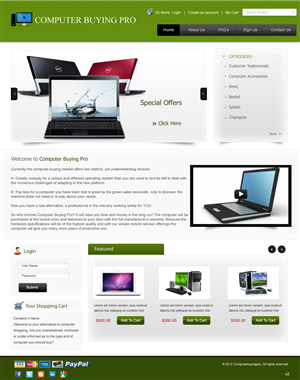 Web Design par pb pour Computer Buying Pro | Design : #990239