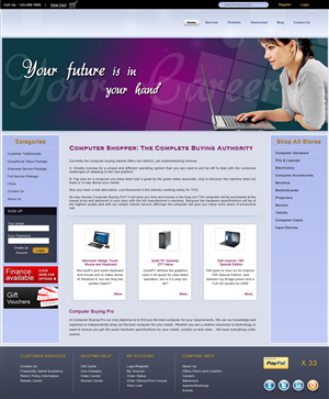 Web Design par pb pour Computer Buying Pro | Design : #991612