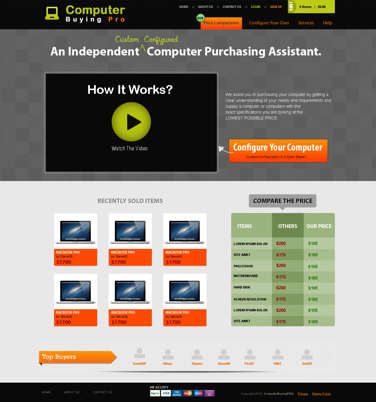 Web Design by stn50431 for Computer Buying Pro | Design #982337