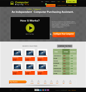 Web Design par stn50431 pour Computer Buying Pro | Design #982337