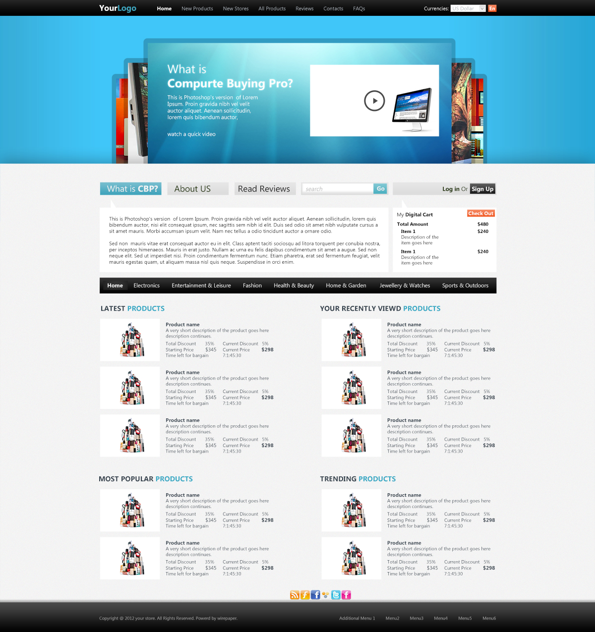 Web Design par WirePaper pour Computer Buying Pro | Design #989489