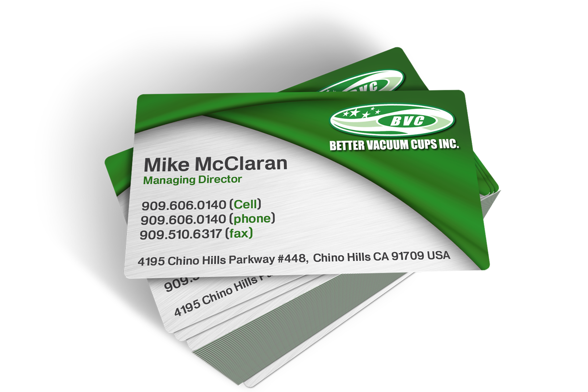 Business Card Design by neboica for Better Vacuum Cups Inc | Design #968560