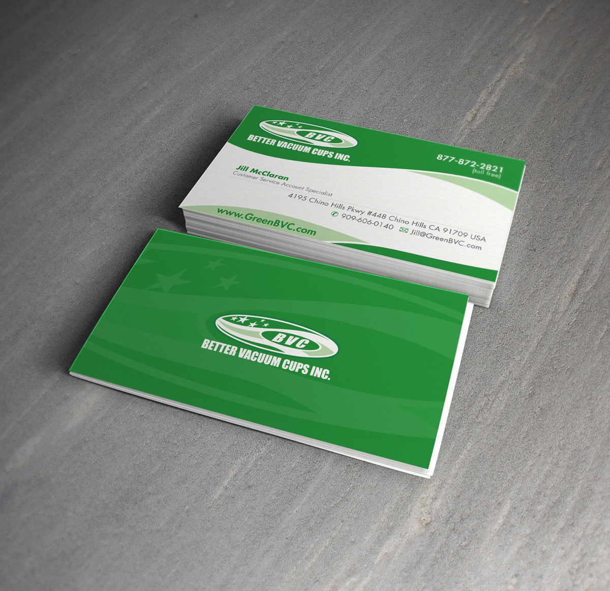 Business Card Design by asimali for Better Vacuum Cups Inc | Design #969773