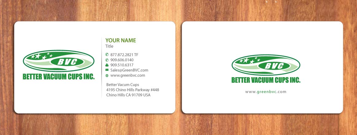 Business Card Design by Sbss for Better Vacuum Cups Inc | Design #969243