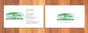 Business Card Design by Sbss for Better Vacuum Cups Inc | Design: #969243