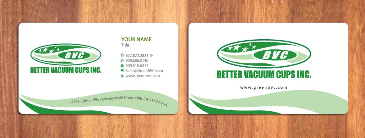Business Card Design by Sbss for Better Vacuum Cups Inc | Design #969247