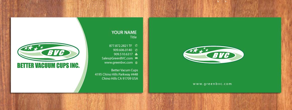 Business Card Design by Sbss for Better Vacuum Cups Inc | Design #969249