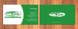 Business Card Design by Sbss for Better Vacuum Cups Inc | Design: #969249