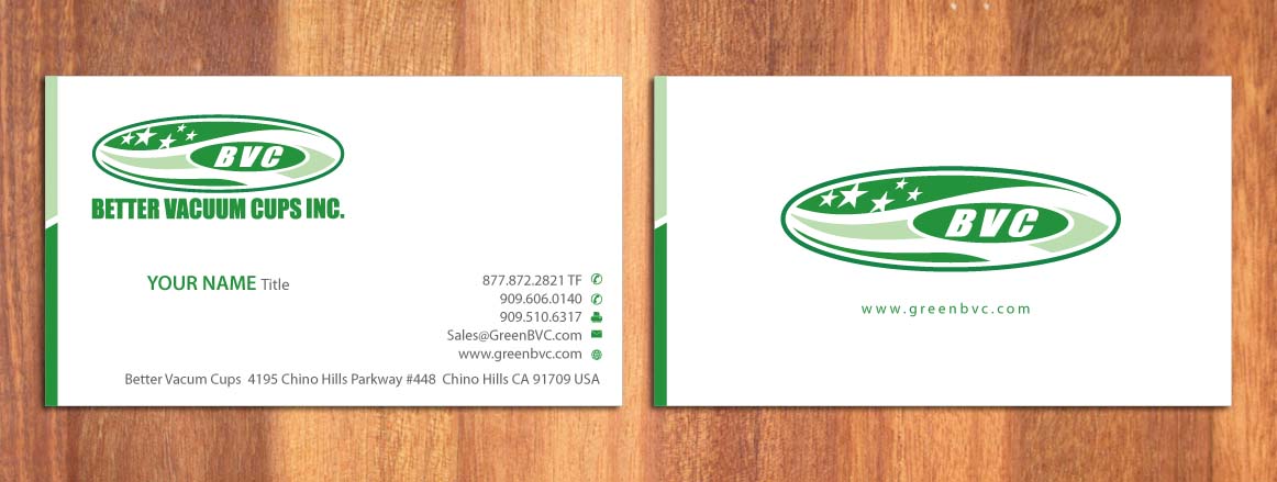 Business Card Design by Sbss for Better Vacuum Cups Inc | Design #969252