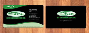 Business Card Design by Sbss for Better Vacuum Cups Inc | Design: #969256