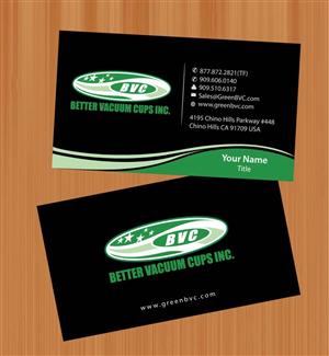 Business Card Design by Sbss for Better Vacuum Cups Inc | Design: #971199