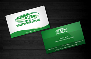 Business Card Design by Owaisias for Better Vacuum Cups Inc | Design: #969275
