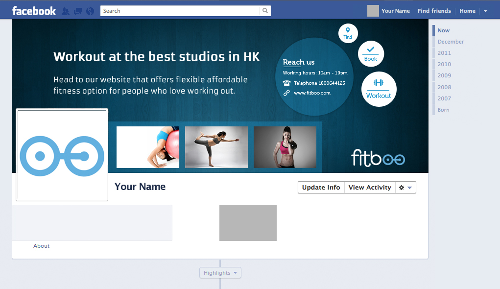 Design Facebook par TGDesigns pour fitboo | Design #3718938