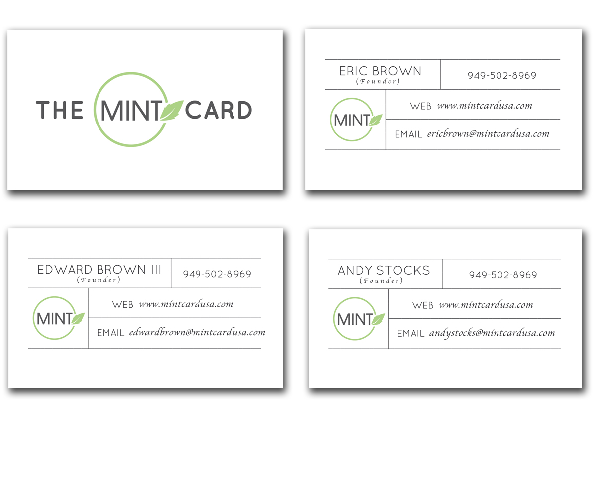 Business Card Design by MW designs for mint | Design #3699540